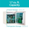 Black & Decker Compact Refrigerator Energy Star Single Door Mini Fridge with Freezer, 1.7 Cubic Ft., White BCRK17W